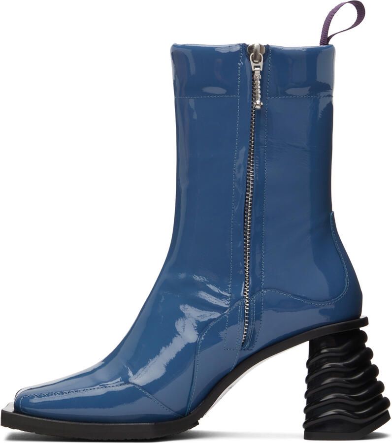 Eytys Blue Gaia Ankle Boots - Picture 3