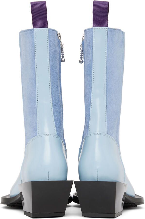 Eytys Blue Luciano Ankle Boots - Picture 3