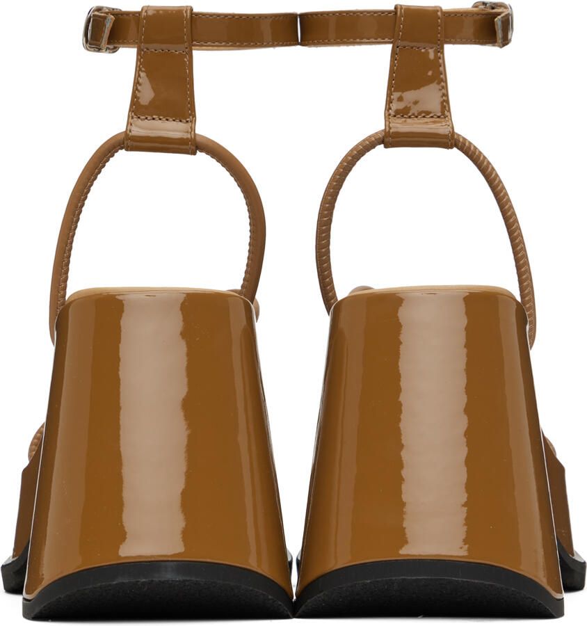 Eytys Brown Olympia Heeled Sandals