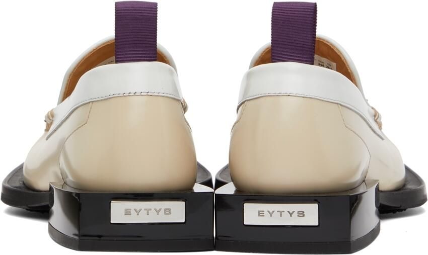 Eytys White & Beige Rio Loafers