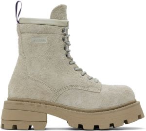 Eytys Gray Michigan Lace-Up Boots