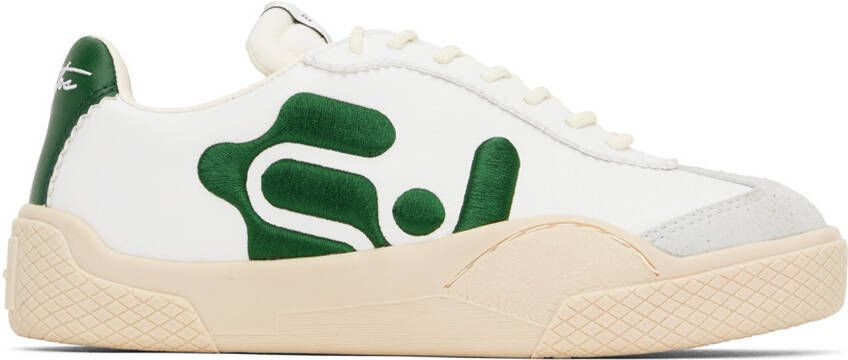 Eytys White & Green Santos Sneakers