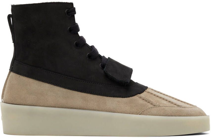 Fear of God Black & Taupe Duck Boots