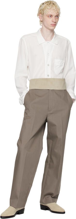 Fear of God Beige Slip-On Boots - Picture 4