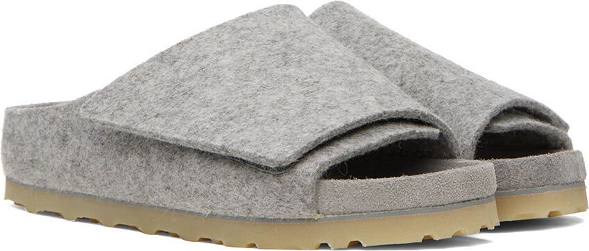 Fear of God Gray Birkenstock Edition Los Feliz Felt Sandals - Picture 2