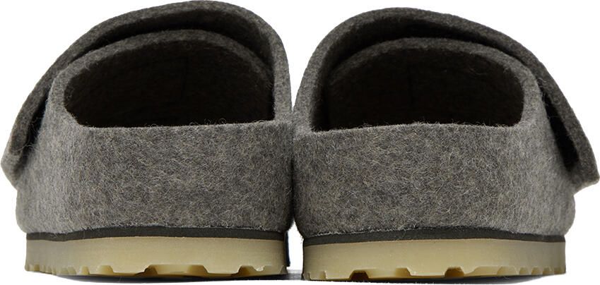 Fear of God Gray Birkenstock Edition Los Feliz Felt Sandals