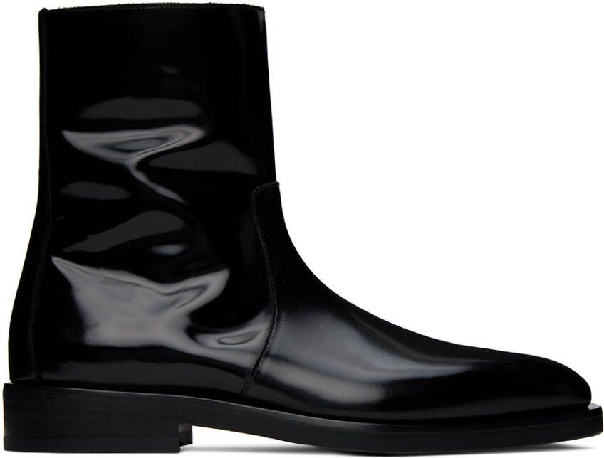 Ferragamo Black Ankle Boots