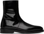 Ferragamo Black Calfskin Boots - Thumbnail 1