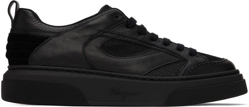 Ferragamo Black Shaped Sneakers