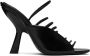 Ferragamo Black Ultra-Fine Mini Straps Sandals - Thumbnail 1