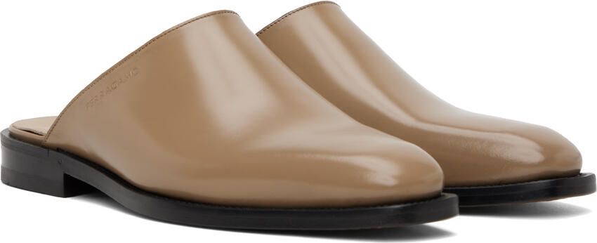 Ferragamo Beige Sabot Loafers - Picture 2