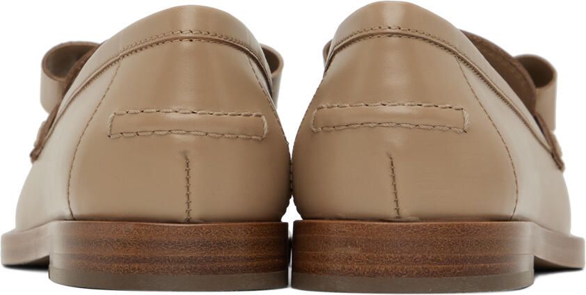 Ferragamo Beige Viva Loafers