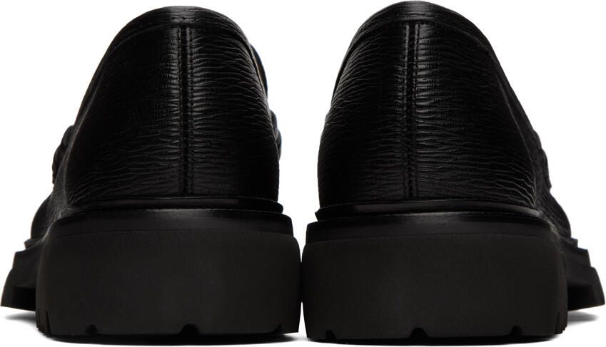 Ferragamo Black Bleecker Loafers