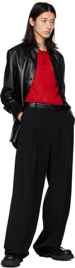 Ferragamo Black Chunky Loafers - Picture 4