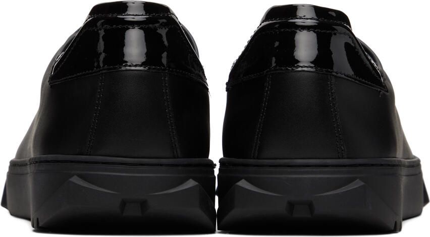 Salvatore Ferragamo Black Cube Sneaker