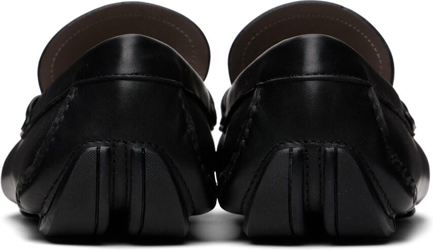 Salvatore Ferragamo Black Driver Loafers