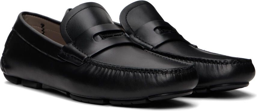 Salvatore Ferragamo Black Driver Loafers - Picture 2