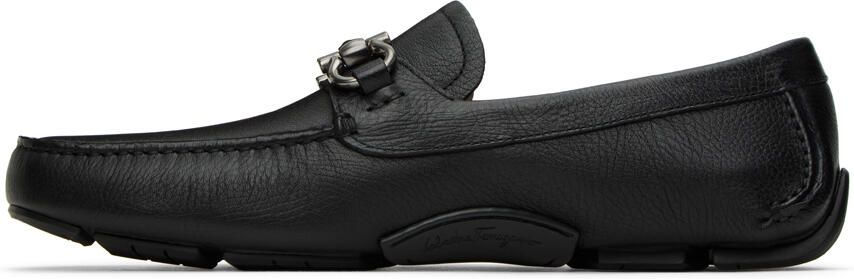 Ferragamo Black Driver Loafers - Picture 3