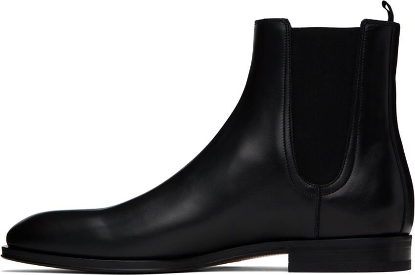 Ferragamo Black Falco Chelsea Boots - Picture 3