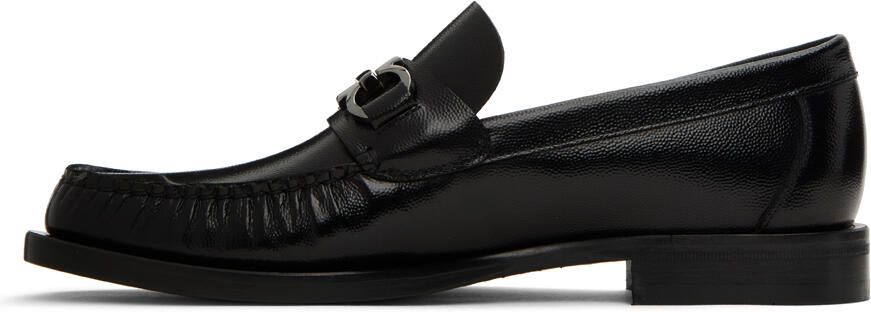 Ferragamo Black Gancini Loafers - Picture 3