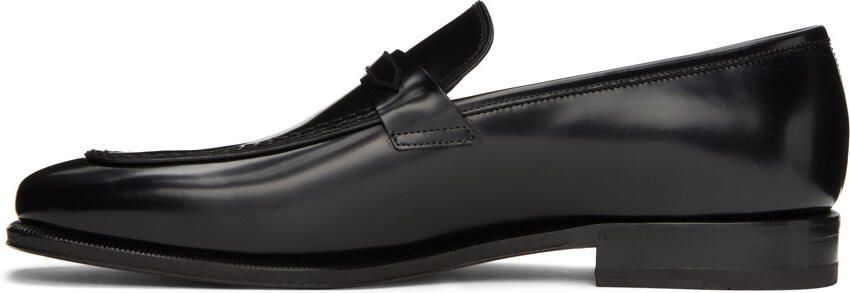 Salvatore Ferragamo Black Gancini Loafers - Picture 3