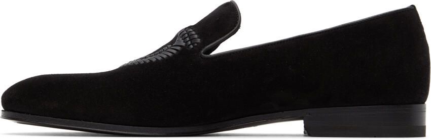 Salvatore Ferragamo Black Gancini Loafers - Picture 4