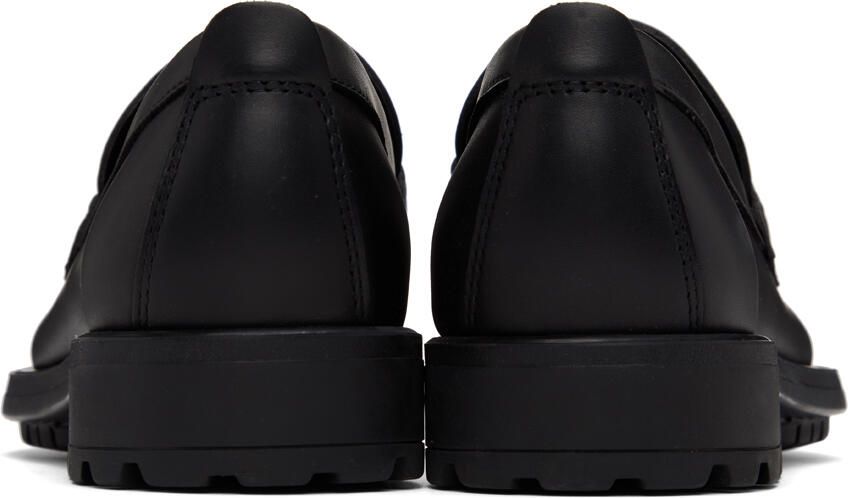 Ferragamo Black Gancini Loafers