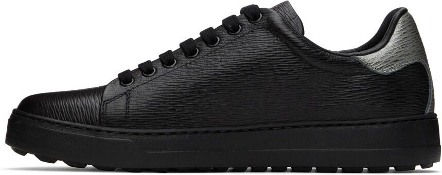 Salvatore Ferragamo Black Gancini Sneakers - Picture 3