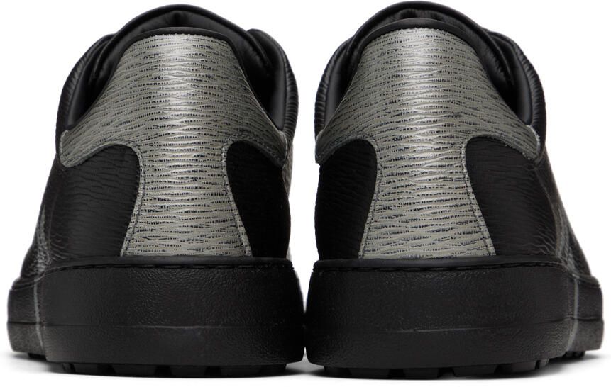 Ferragamo Black Gancini Sneakers