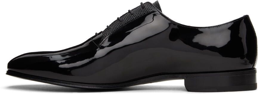 Salvatore Ferragamo Black Gianbattista Oxfords - Picture 4