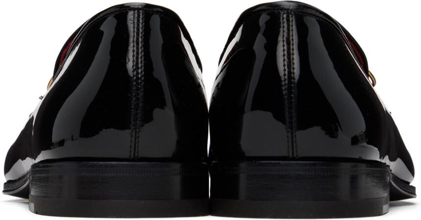 Ferragamo Black Giuseppe Leather Loafers - Picture 5
