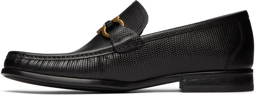 Salvatore Ferragamo Black Grandioso Loafers - Picture 3