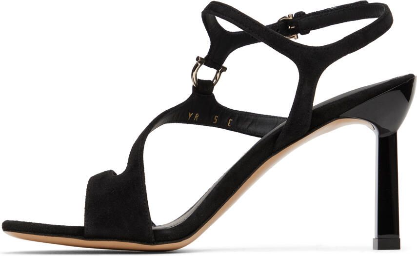 Ferragamo Black Jille Heeled Sandals - Picture 3