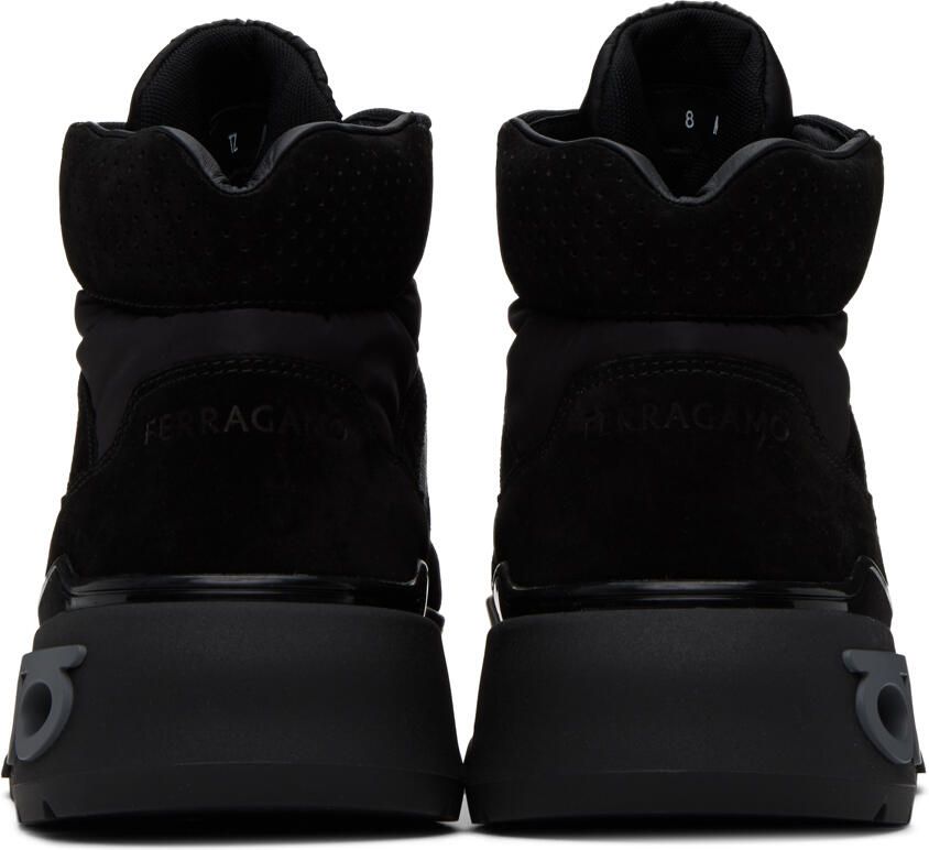 Ferragamo Black Leonida Sneakers