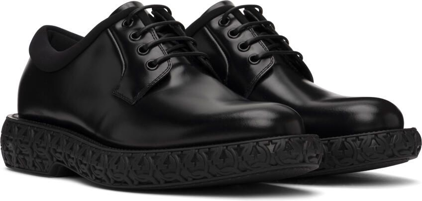 Salvatore Ferragamo Black Mark Derbys - Picture 2