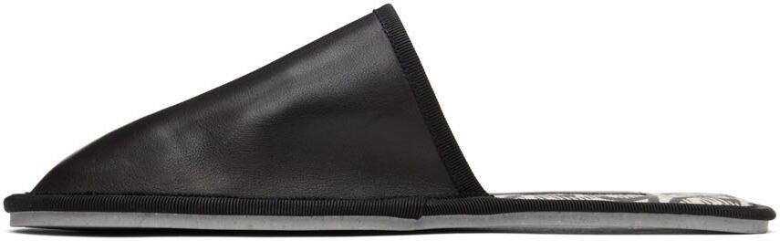 Ferragamo Black Nomadic Stories Slippers - Picture 4