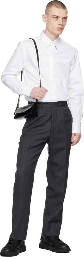 Ferragamo Black Paneled Sneakers - Picture 4