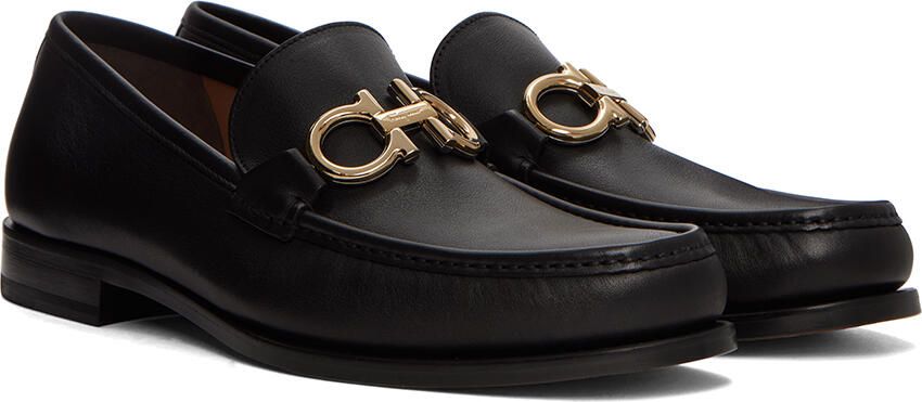 Ferragamo Black Rolo Loafers - Picture 2