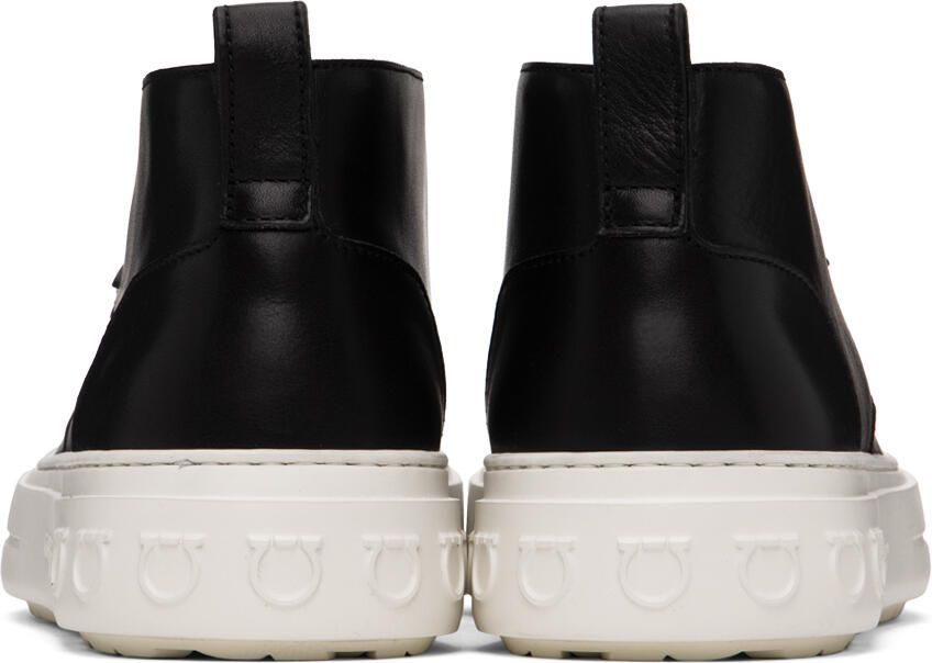 Salvatore Ferragamo Black Sporty Desert Sneakers
