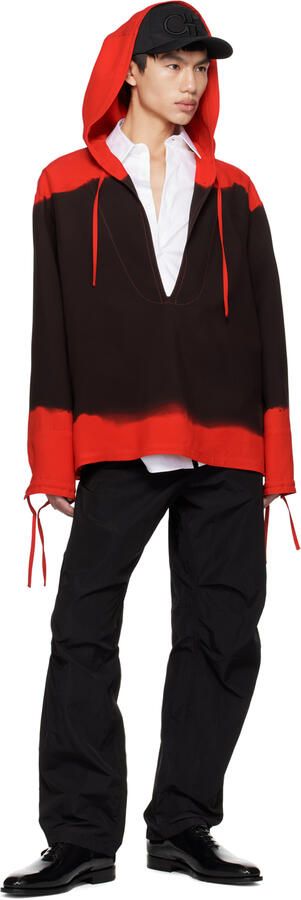 Ferragamo Black Square Toe Oxfords - Picture 3