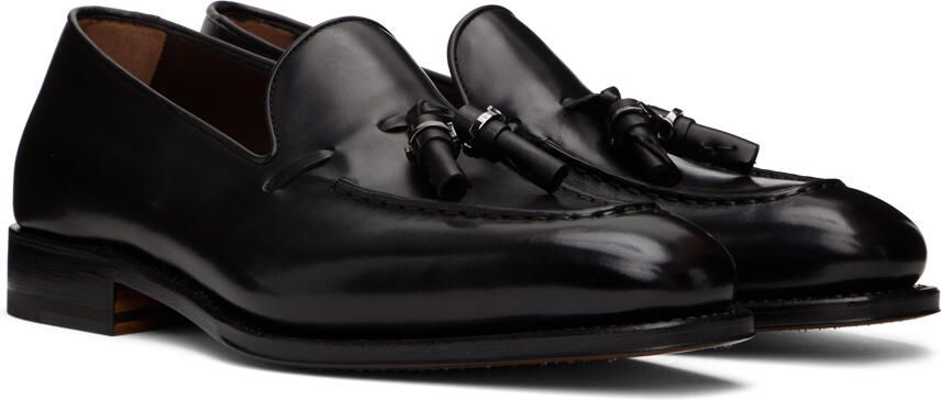 Salvatore Ferragamo Black Tassel Loafers - Picture 2