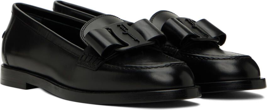 Ferragamo Black Viva Loafers - Picture 2