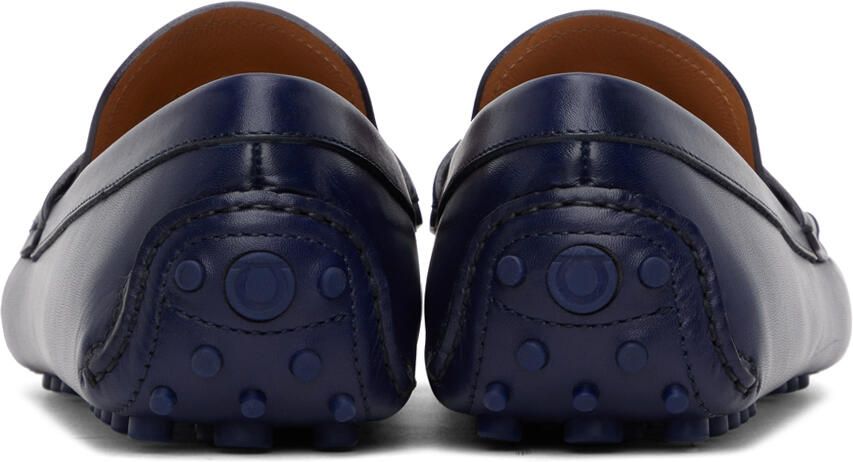 Ferragamo Brown Saddle Driver Loafers