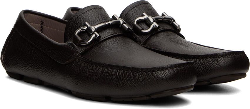 Ferragamo Brown Driver Loafers - Picture 2