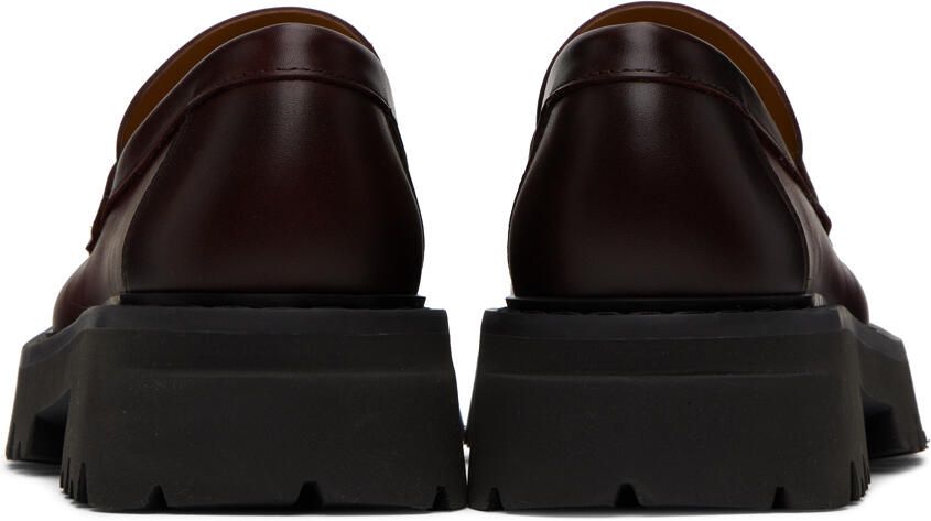 Ferragamo Brown Gancini Loafers