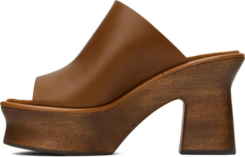 Ferragamo Brown Samanta Heeled Sandals - Picture 3