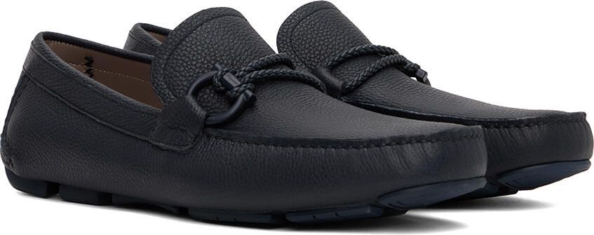 Salvatore Ferragamo Navy Driver Loafer - Picture 2