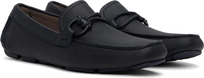 Salvatore Ferragamo Navy Driver Loafer - Picture 3