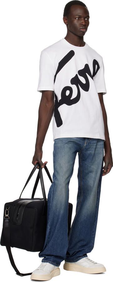 Ferragamo White Cassina Sneakers - Picture 3