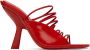 Ferragamo Red Pointed Heeled Sandals - Thumbnail 1
